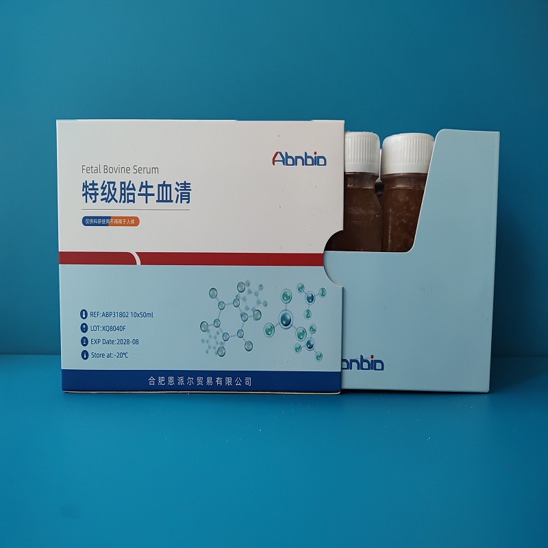 Abnbio ABP31082 特级胎牛血清 盒装血清 FBS（10*50mL）